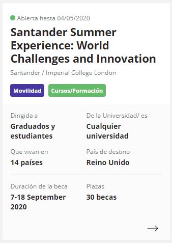 santander becas estudiar extranjero